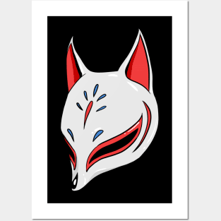 Kitsune mask 1 Posters and Art